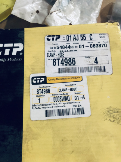 8T-4986 clamp hose