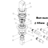 Вал выходной DIGGA PD4-2 
