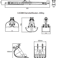 Телескопическая (стрела) рукоять 12м 